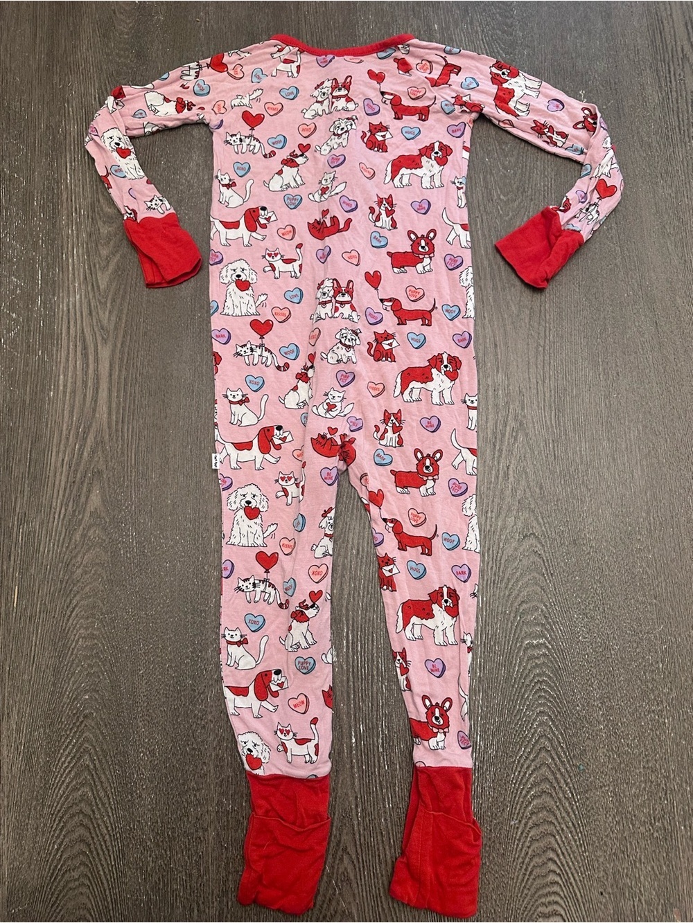 GUC HTF LITTLE SLEEPIES FUREVER VALENTINES ZIPPIES - Size 18-24M SKU:144 - Picture 5 of 5